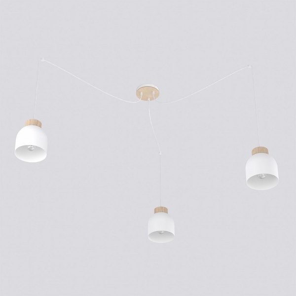 Lampa wisząca KRU 3 WHITE - Emibig