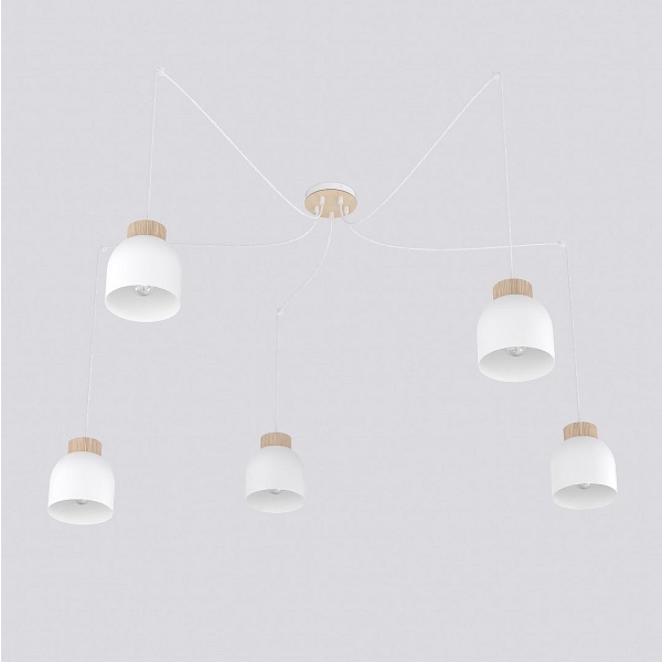 Lampa wisząca KRU 5 WHITE - Emibig