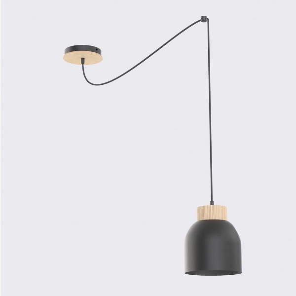 Lampa wisząca KRU 1 BLACK - Emibig