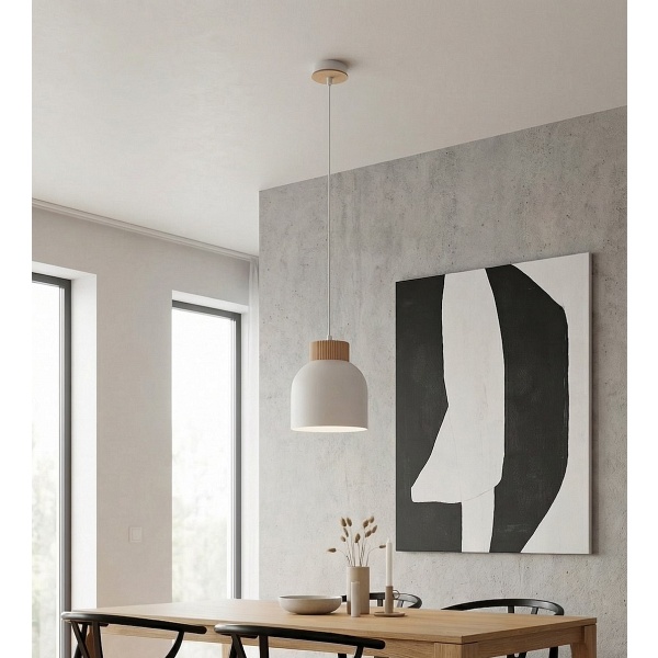 Lampa wisząca VIGO 1 WHITE - Emibig