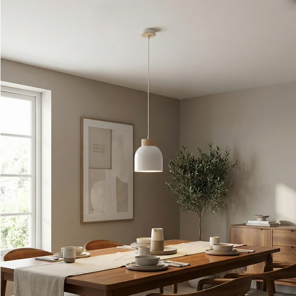 Lampa wisząca VIGO 1 WHITE - Emibig
