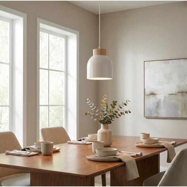 Lampa wisząca VIGO 1 WHITE - Emibig