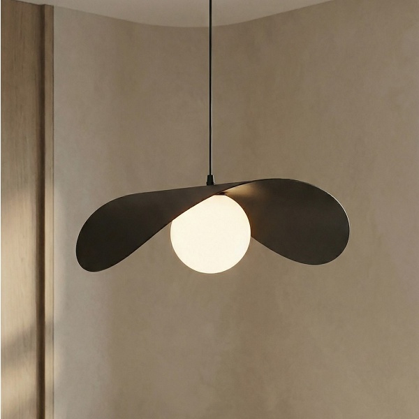 Lampa wisząca RITUAL 1L BLACK - Emibig