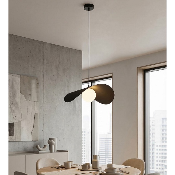 Lampa wisząca RITUAL 1L BLACK - Emibig