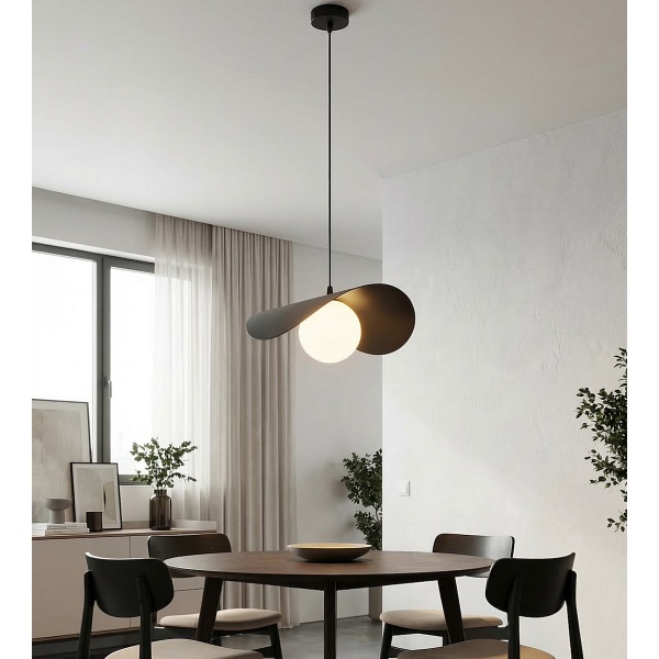 Lampa wisząca RITUAL 1M BLACK - Emibig