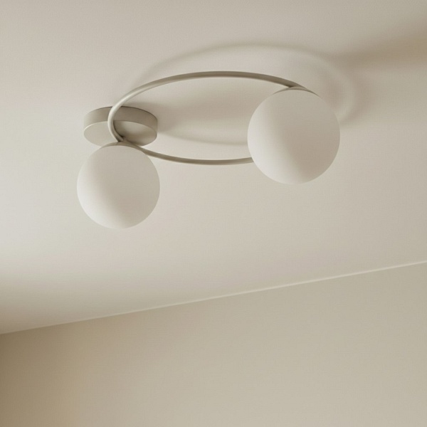 Lampa sufitowa SOPRA 2 MOKKA OPAL - Emibig