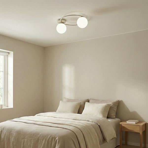 Lampa sufitowa SOPRA 2 MOKKA OPAL - Emibig