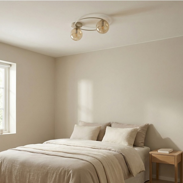 Lampa sufitowa SOPRA 2 MOKKA AMBER - Emibig