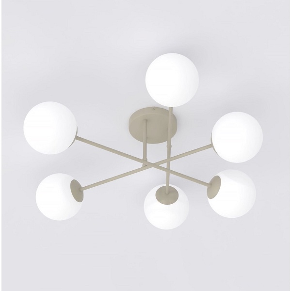 Lampa wisząca ROMA 6 MOKKA OPAL - Emibig