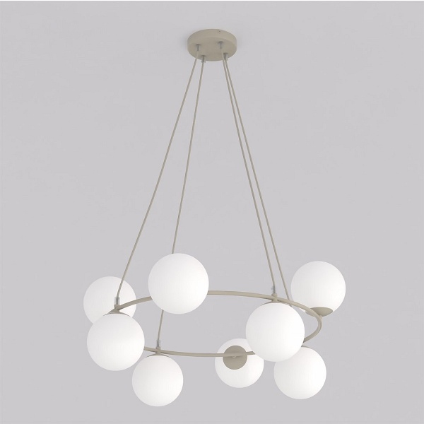 Lampa wisząca AZURA 8 MOKKA OPAL - Emibig