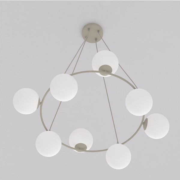 Lampa wisząca AZURA 8 MOKKA OPAL - Emibig