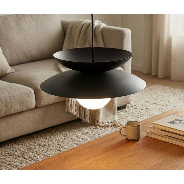 Lampa wisząca NAGOYA 1 BLACK - Emibig