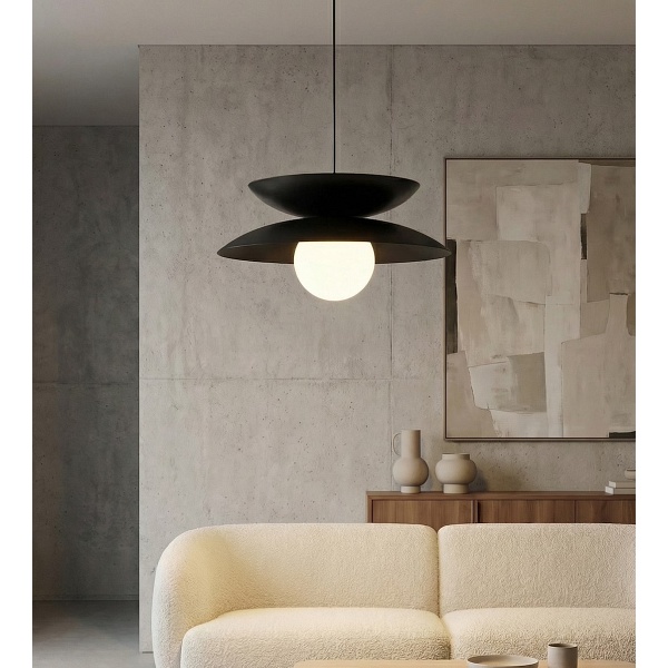 Lampa wisząca NAGOYA 1 BLACK - Emibig