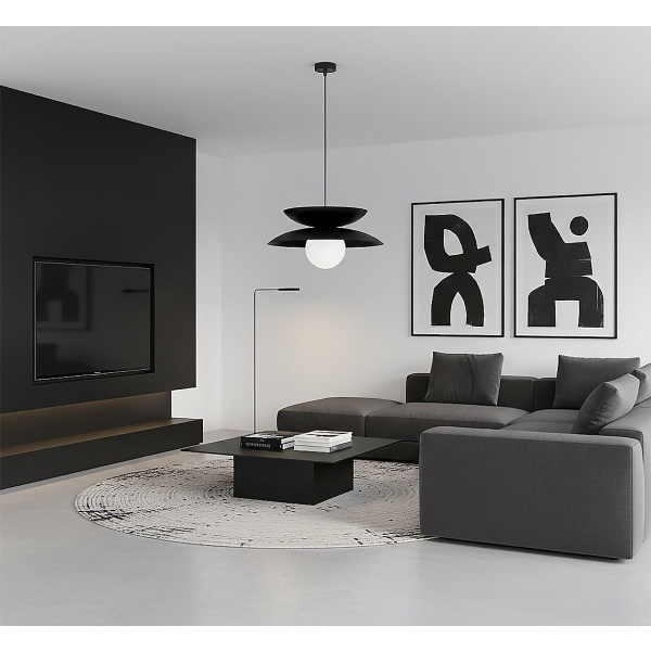 Lampa wisząca NAGOYA 1 BLACK - Emibig