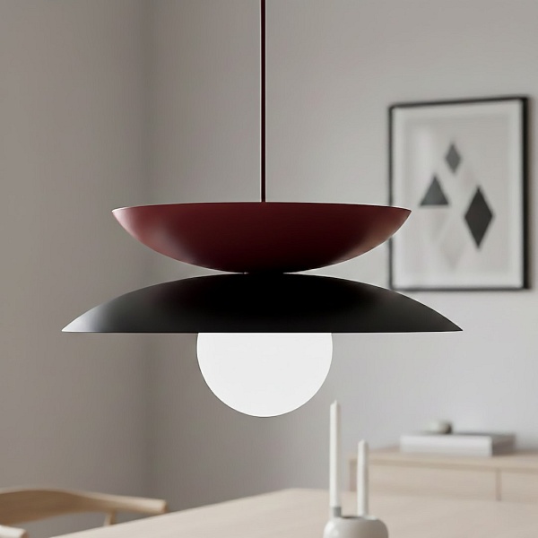 Lampa wisząca NAGOYA 1 BLACK/BU - Emibig