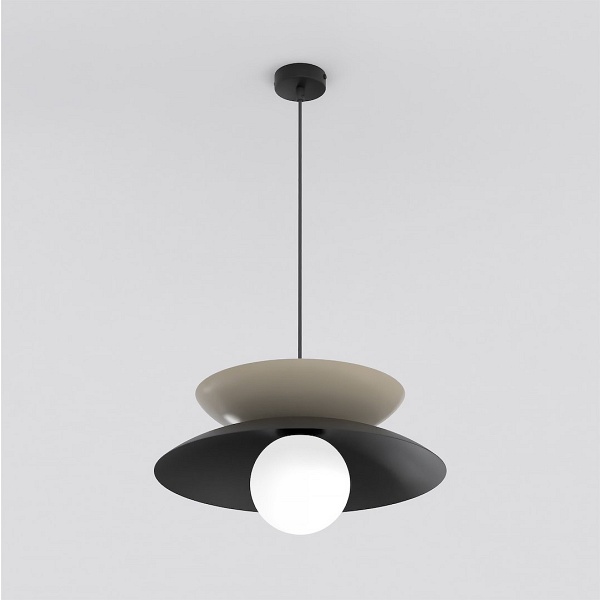 Lampa wisząca NAGOYA 1 BLACK/MO - Emibig
