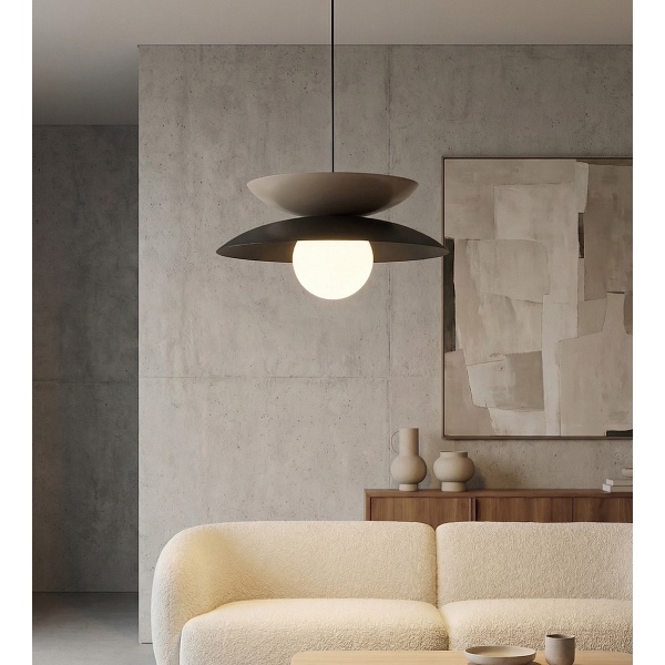 Lampa wisząca NAGOYA 1 BLACK/MO - Emibig