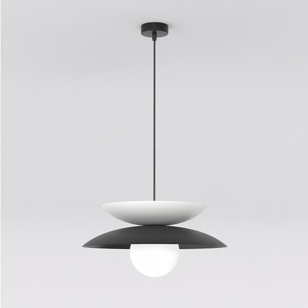 Lampa wisząca NAGOYA 1 BLACK/WH - Emibig