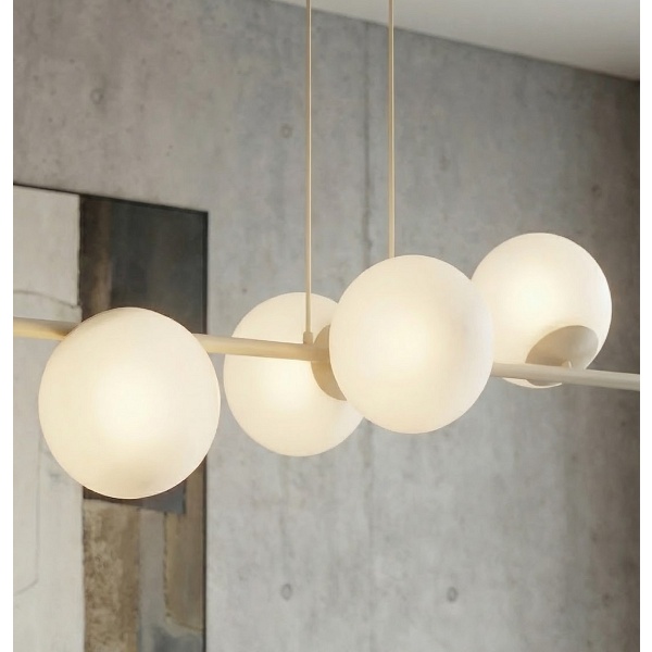 Lampa wisząca MAGNUS 6 MOKKA OPAL - Emibig