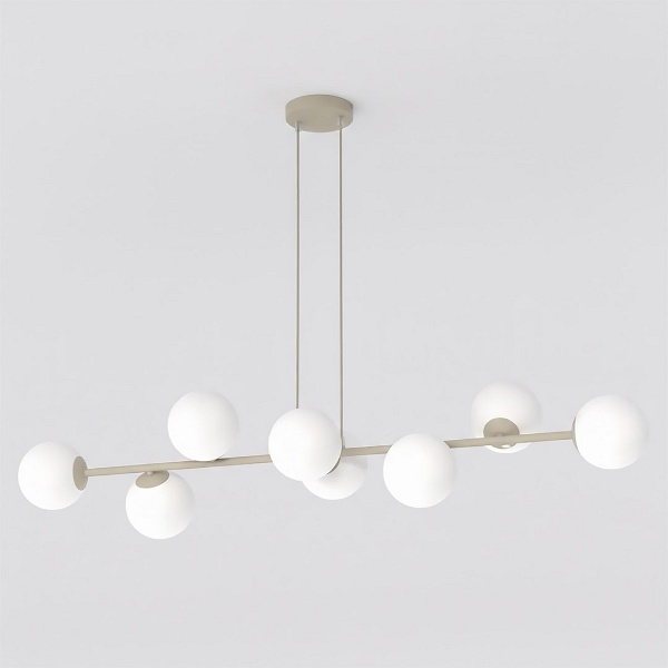 Lampa wisząca MAGNUS 8 MOKKA OPAL - Emibig