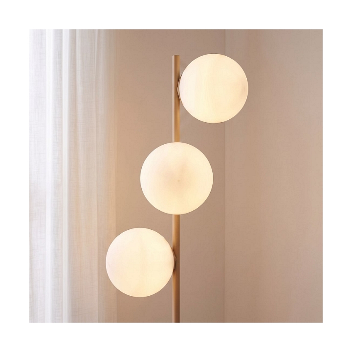 Lampa podłogowa MAGNUS LP3 MOKKA OPAL - Emibig