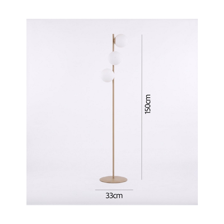Lampa podłogowa MAGNUS LP3 MOKKA OPAL - Emibig
