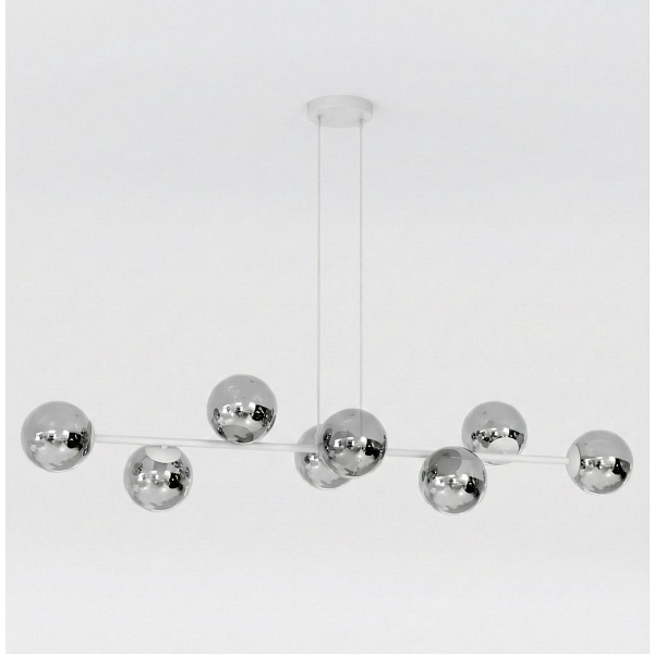Lampa wisząca MAGNUS 8 GRAY GRAFIT - Emibig