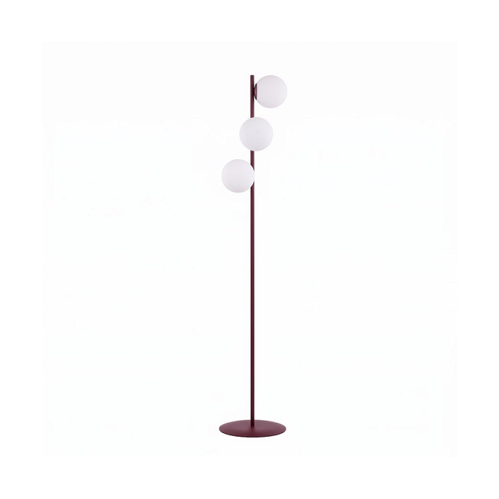Lampa podłogowa MAGNUS LP3 BURGUND OPAL - Emibig