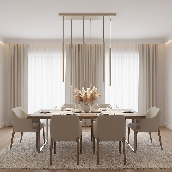 Lampa wisząca SELTER 6 MOKKA - Emibig