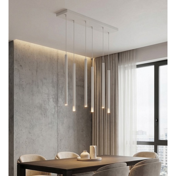Lampa wisząca SELTER 6 GRAY - Emibig