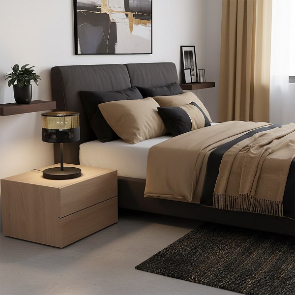 Lampka biurkowa LUX LN1 BL GOLD - Emibig