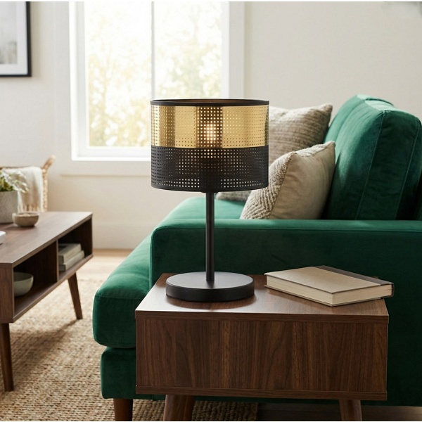 Lampka biurkowa LUX LN1 BL GOLD - Emibig