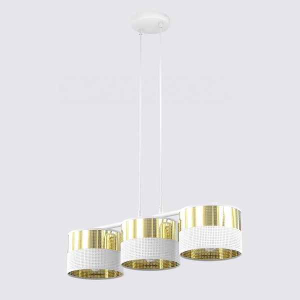 Lampa wisząca LUX 3 WH GOLD - Emibig