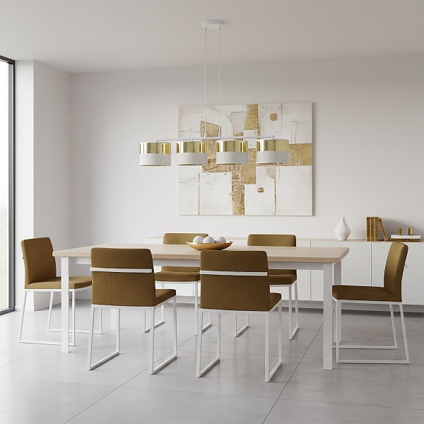 Lampa wisząca LUX 4 WH GOLD - Emibig