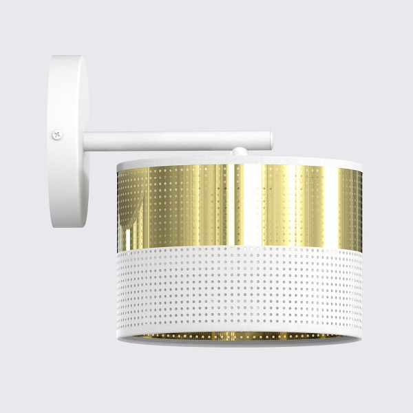 Kinkiet LUX K1 WH GOLD - Emibig