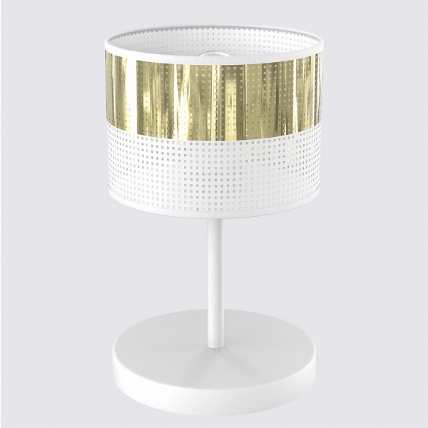 Lampka biurkowa LUX LN1 WH GOLD - Emibig