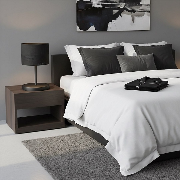 Lampka biurkowa KARBON LN1 BLACK - Emibig