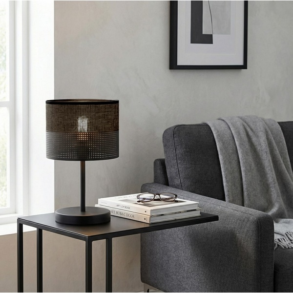 Lampka biurkowa KARBON LN1 BLACK - Emibig