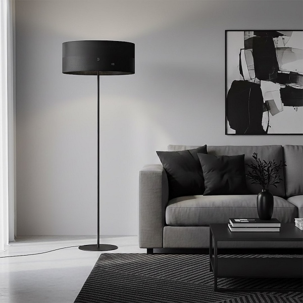 Lampa podłogowa KARBON LP1 BLACK - Emibig