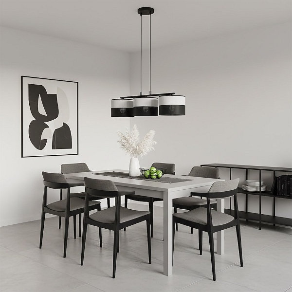 Lampa wisząca KARBON 3 BL GRAY - Emibig