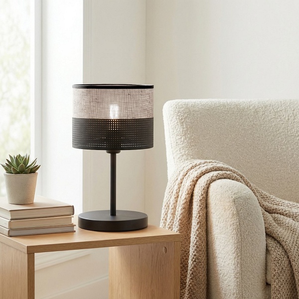 Lampka biurkowa KARBON LN1 BL GRAY - Emibig