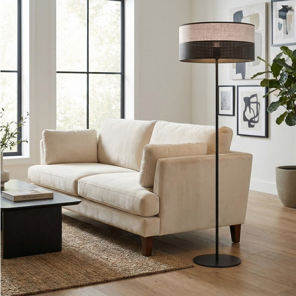 Lampa podłogowa KARBON LP1 BL GRAY - Emibig