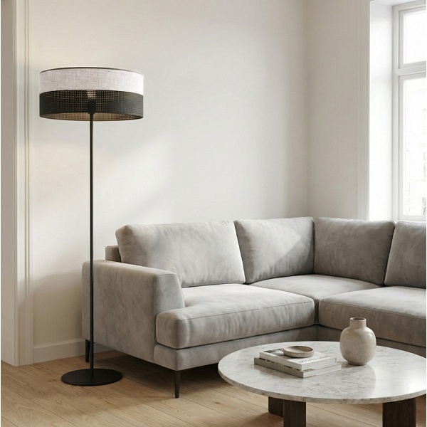Lampa podłogowa KARBON LP1 BL GRAY - Emibig