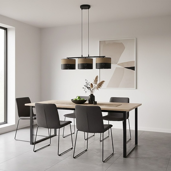 Lampa wisząca KARBON 3 BL BROWN - Emibig