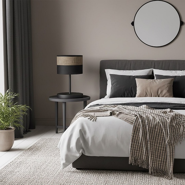Lampka biurkowa KARBON LN1 BL BROWN - Emibig