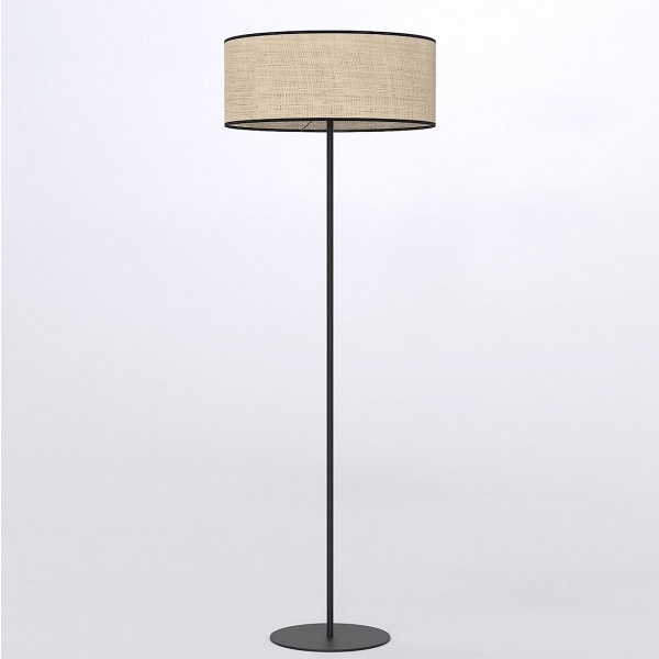 Lampa podłogowa ECO LP1 BL RATTAN - Emibig