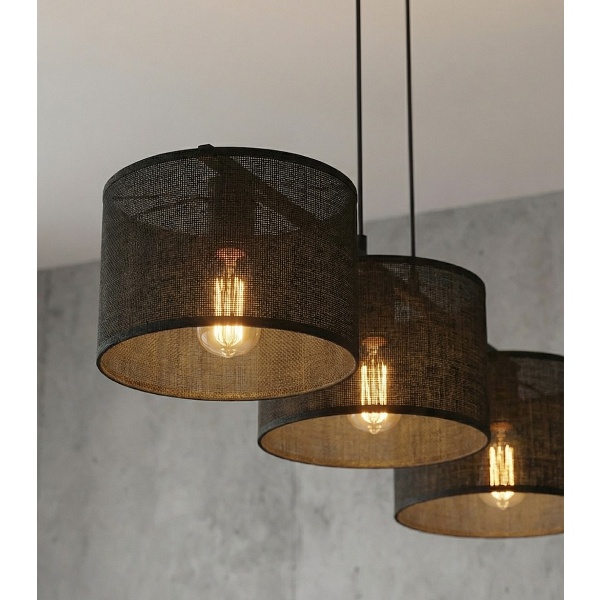 Lampa wisząca ECO 3 BL BLACK - Emibig