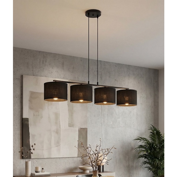 Lampa wisząca ECO 4 BL BLACK - Emibig