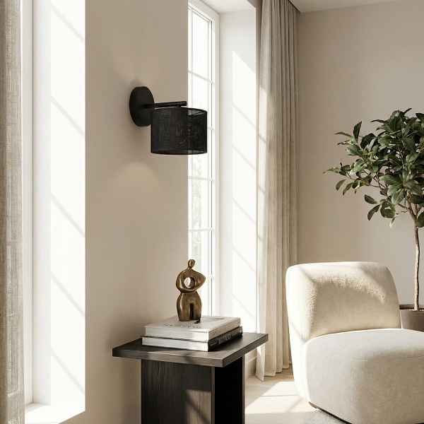 Kinkiet ECO K1 BL BLACK - Emibig