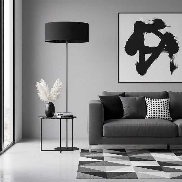 Lampa podłogowa ECO LP1 BL BLACK - Emibig